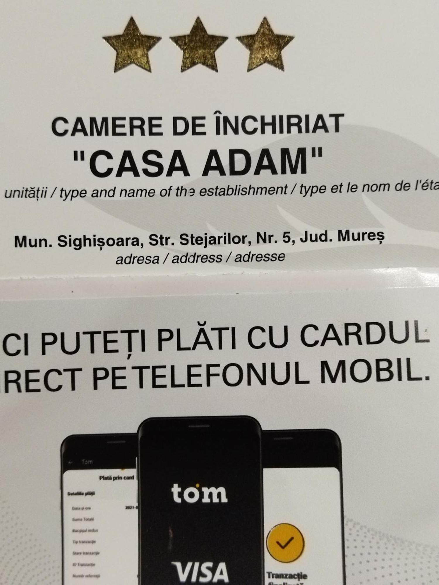 Hotel Casa Adam Sighişoara Esterno foto